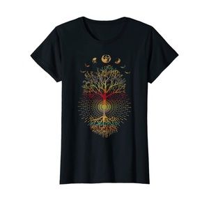NWOT Tree of Life Moon Phases T Shirt
